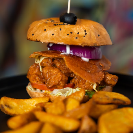 Hamburguesa de Camaron bufalo