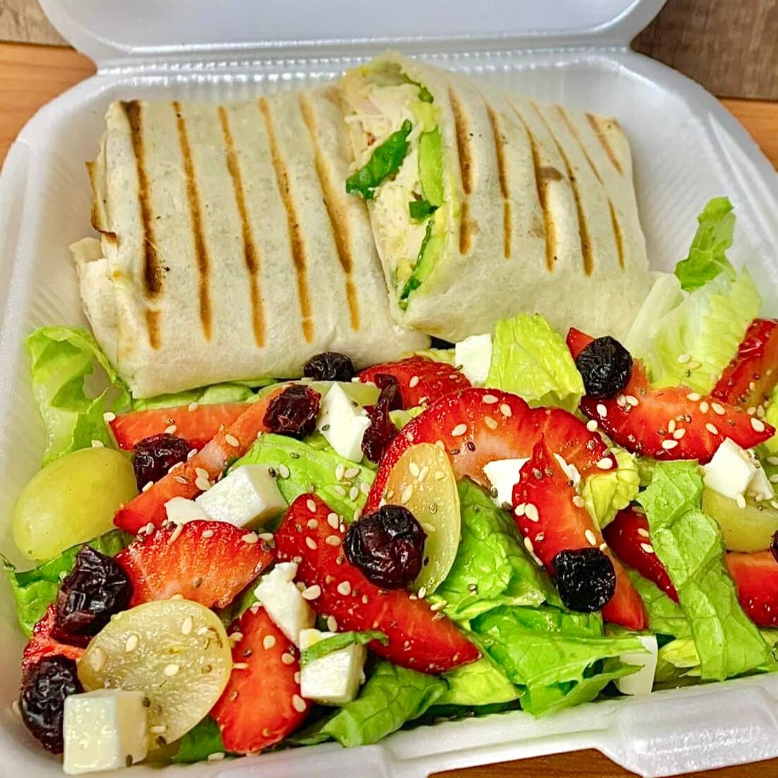 Wrap Original Relleno de Pechuga.