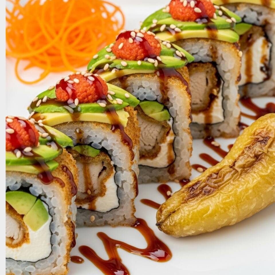 Cobra Roll  🐍🧀🍗🥑