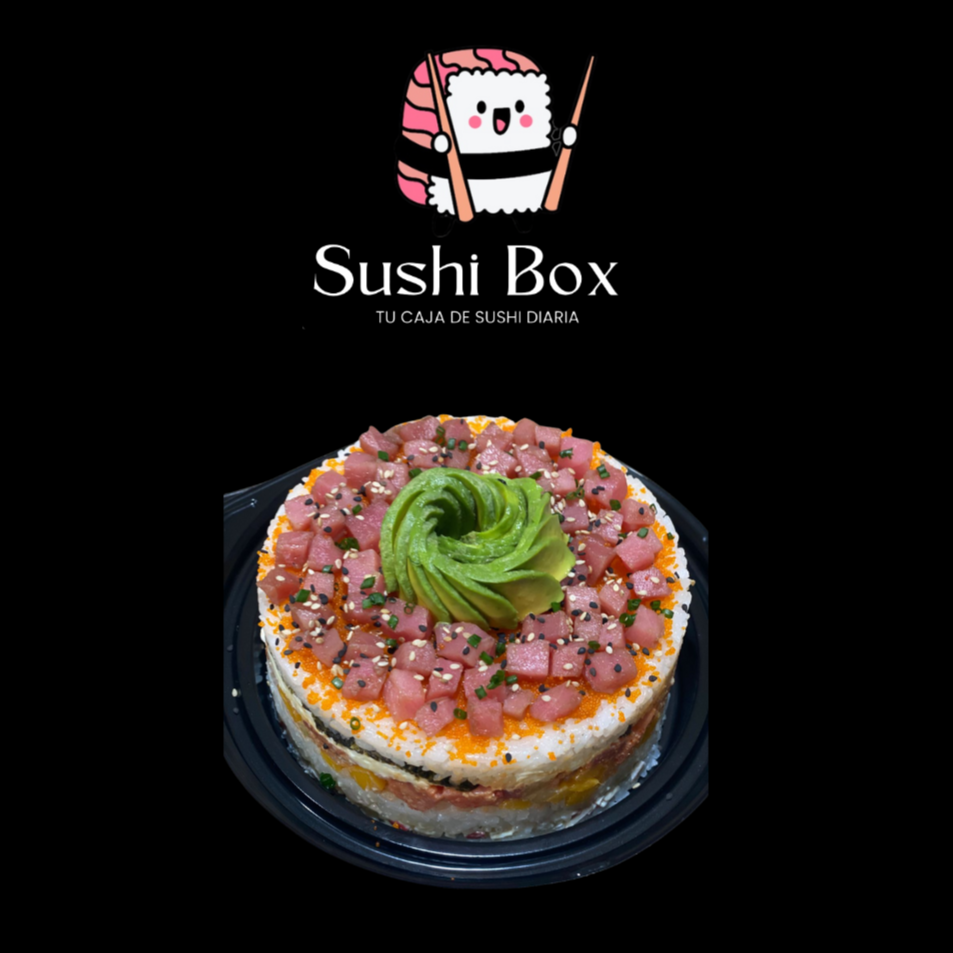 🎂 Pastel de Sushi Premium (2–3 Personas)