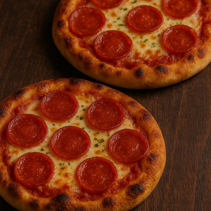 2 Pizzas Personales + Gaseosa de 600 Ml