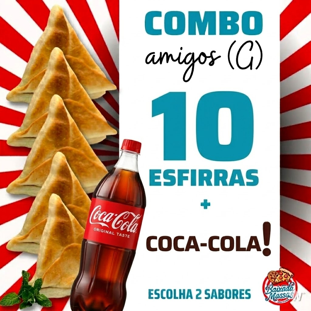 Saboreie nosso delicioso #Comboesfirra, uma combinação perfeita de esfirras recheadas com ingredientes selecionados e preparados com todo cuidado.
Tags: Comida Árabe, Culinária Árabe, Gastronomia Árabe, Sabor Exótico, Especiarias, Delícias Árabes, Pão árabe, kafta de frango,kafta de carne,salada árabe,tabule,kibe de Forno,kibe cru,file michui, Homus, Esfirra de queijo, Esfirra de carne,Kibe de carne, Autêntico, Tradicional, Receitas Árabes, Culinária Oriental, Mediterrâneo, Alimentos Frescos.