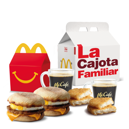 Cajota Familiar Feliz Desayuno para tres personas
