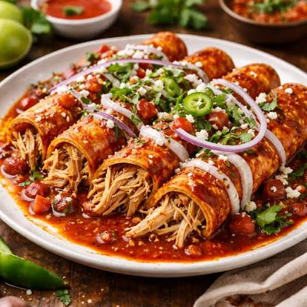 Enchilada de Pollo 4 pzas