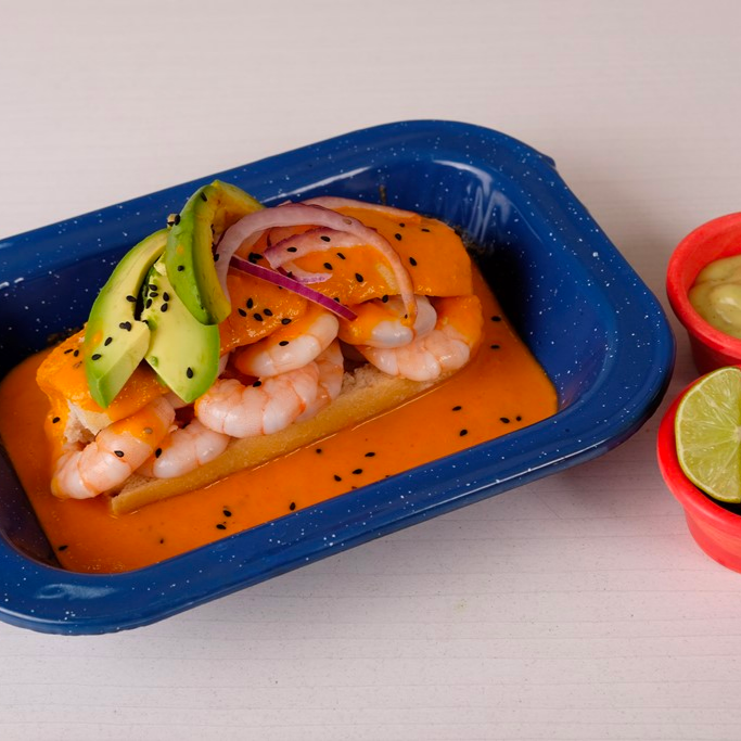 Torta Ahogada de Camaron