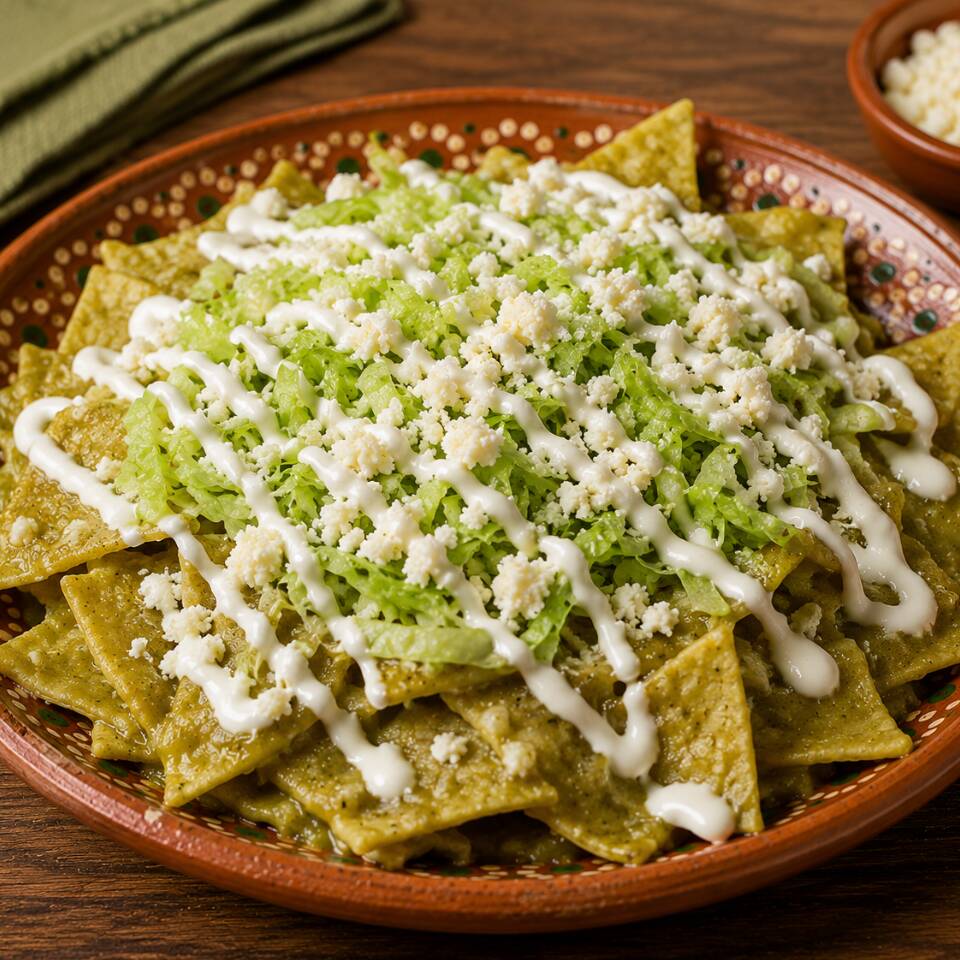 Chilaquiles Verdes Sencillos