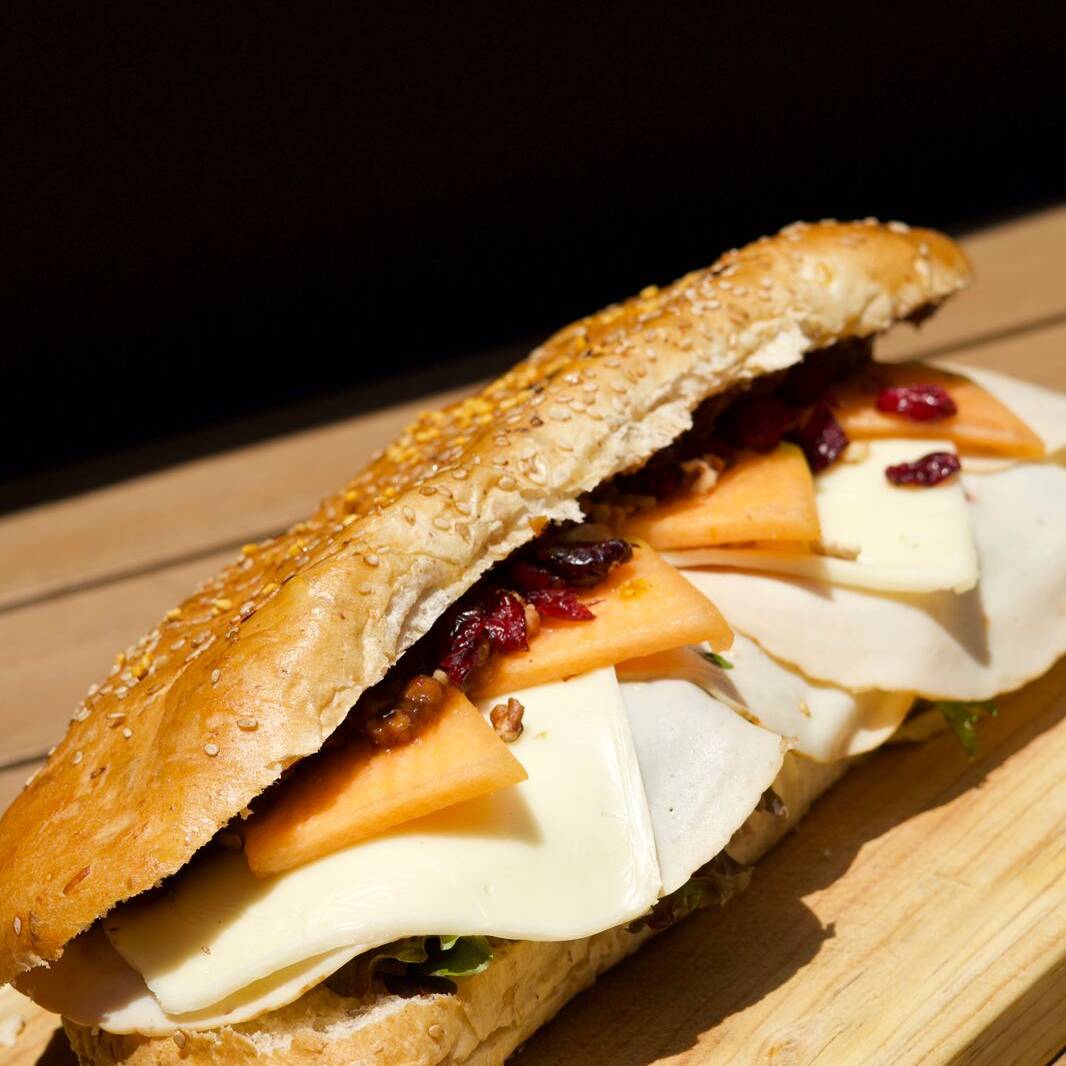 Baguette Gourmet con Pechuga de Pavo Ahumada
