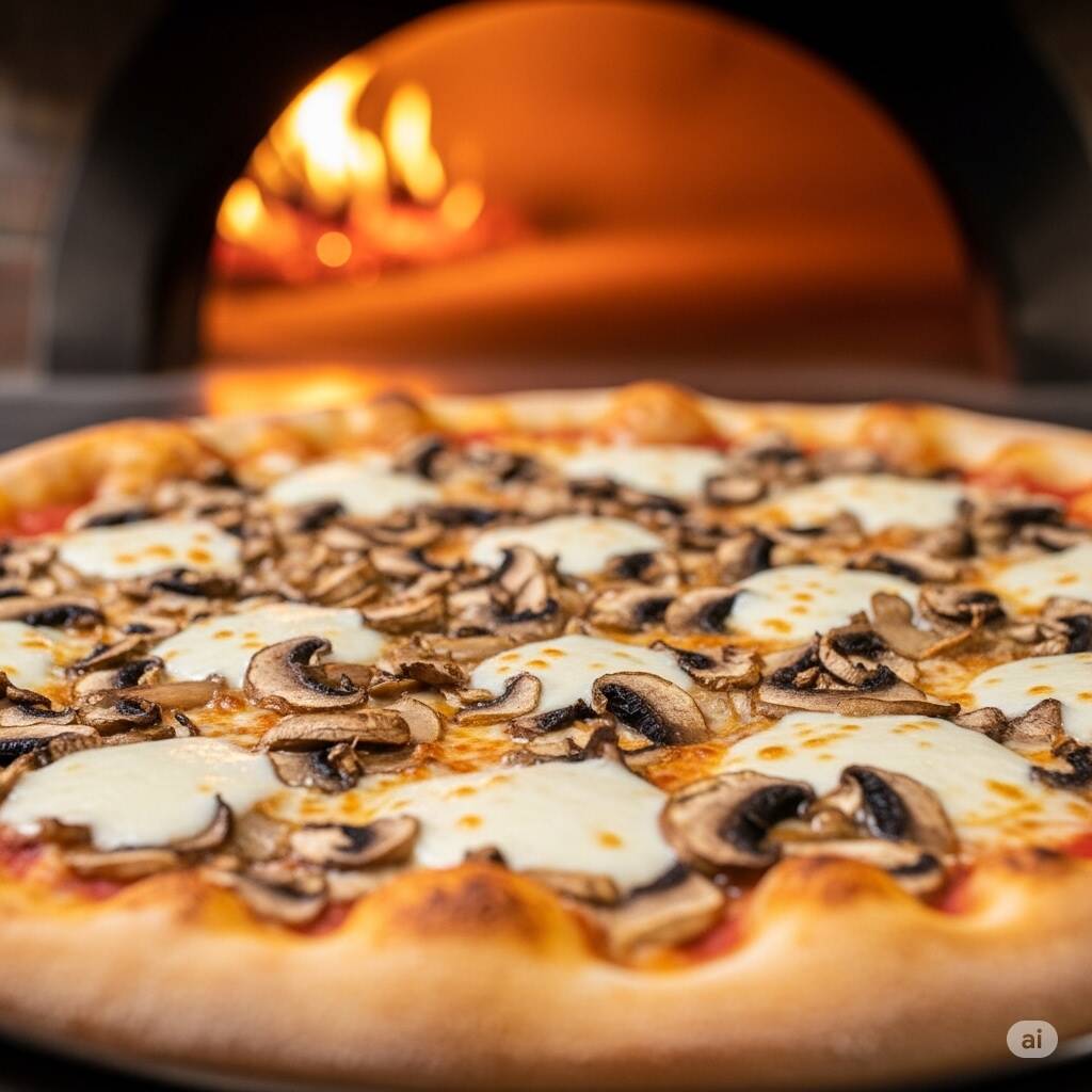 Pizza Familiar Champiñones