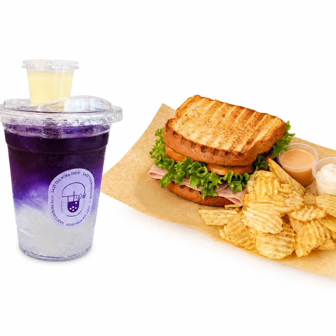 Sandwich + Lazy Mariposa