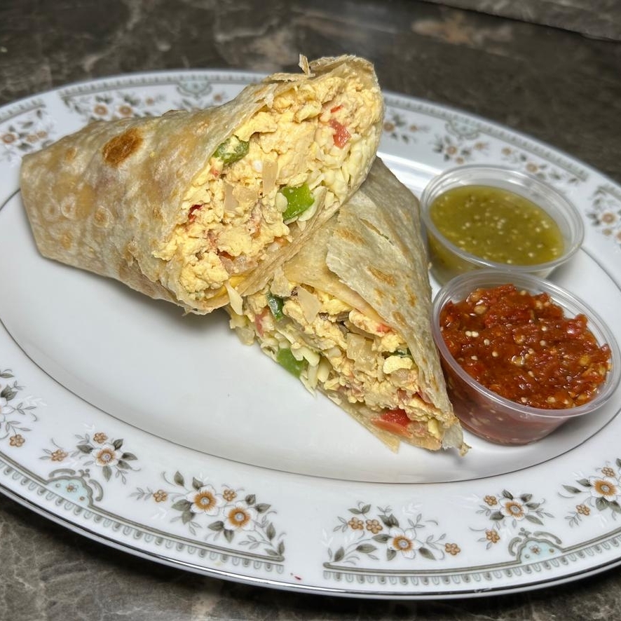 BURRO DE HUEVO A LA MEXICANA.