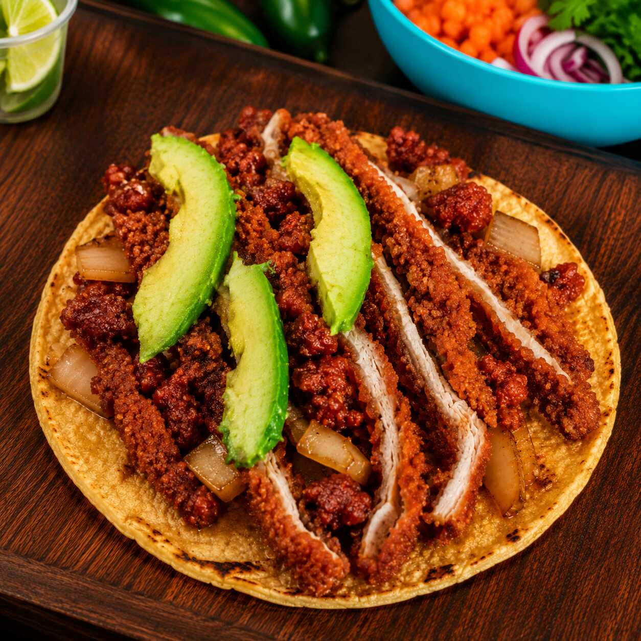Taco de Milanesa Combinado