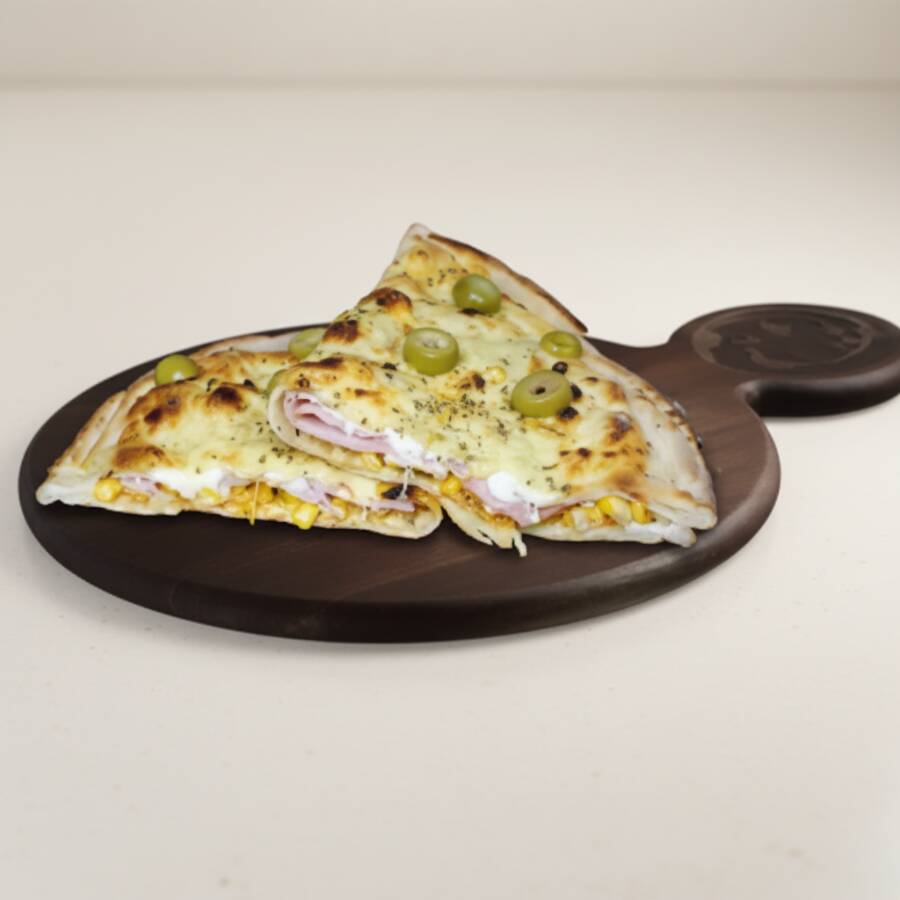 Frango, Milho, Lombo, Catupiry original e cebola