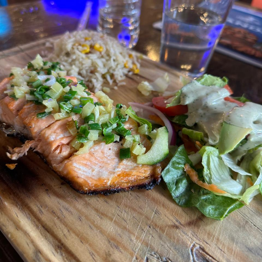 Salmón al Caribe