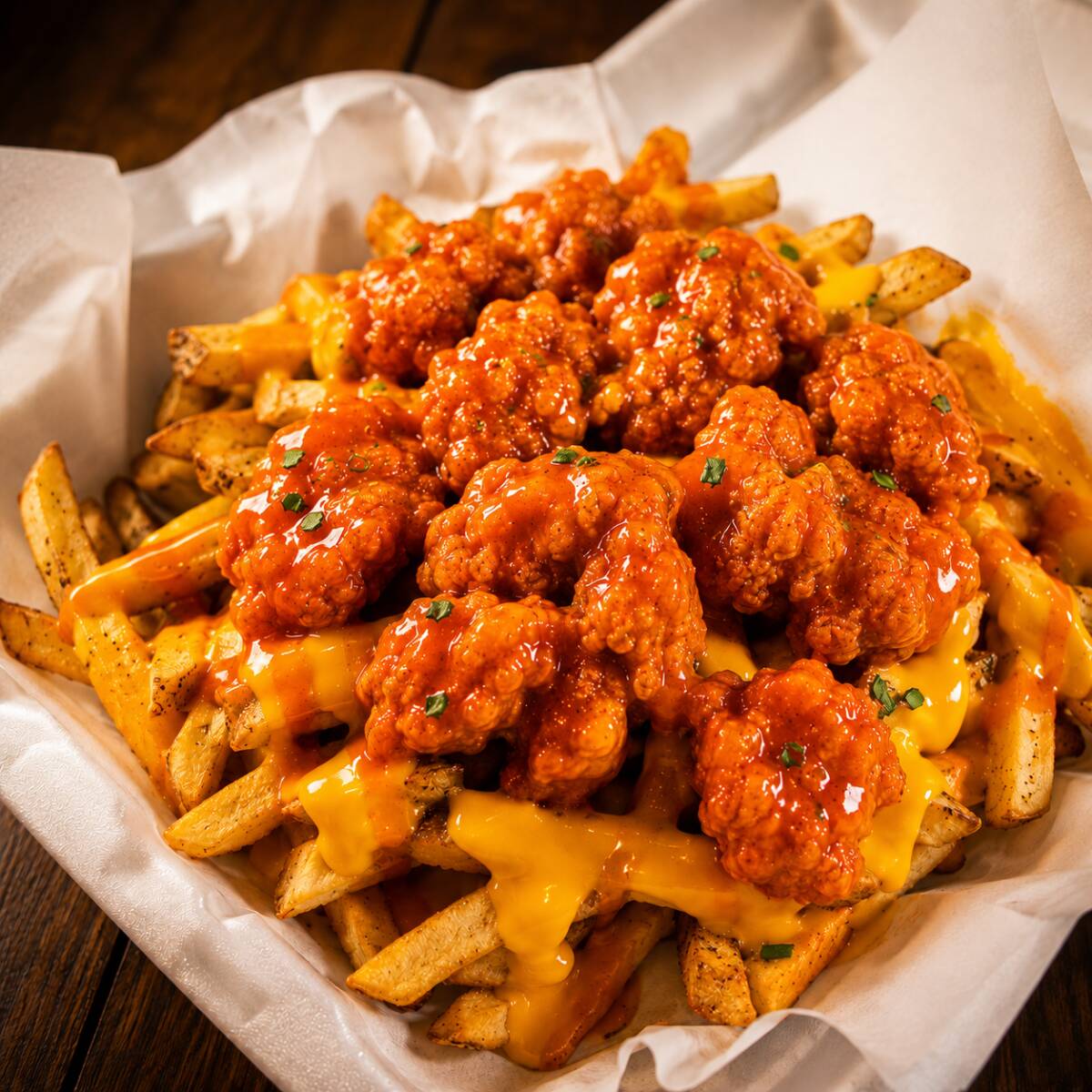 PAPAS CARGADAS POP CORN CHICKEN