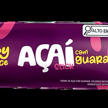 Geladinho de açaí com Guaraná.