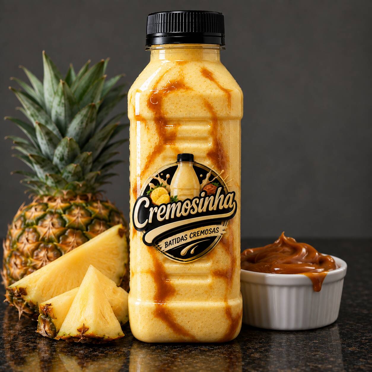 Cremosinha de Abacaxi com Doce de Leite 500ml 🍍🤎
Bebida alcoólica super cremosa, com a combinação irresistível do sabor tropical do abacaxi com o toque doce e marcante do doce de leite. 500ml de muita cremosidade e sabor. Sirva bem gelada!