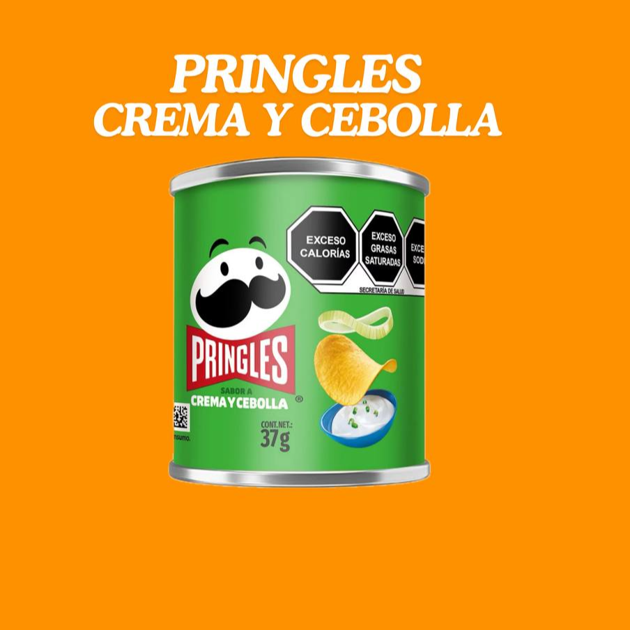 PRINGLES CREMA Y CEBOLLA