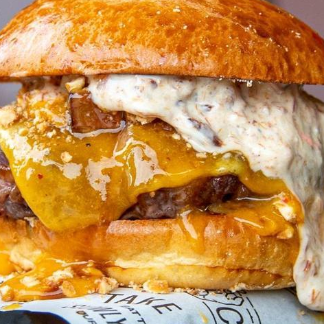Burger Bacon Champion (combo) Papas y Gaseosa