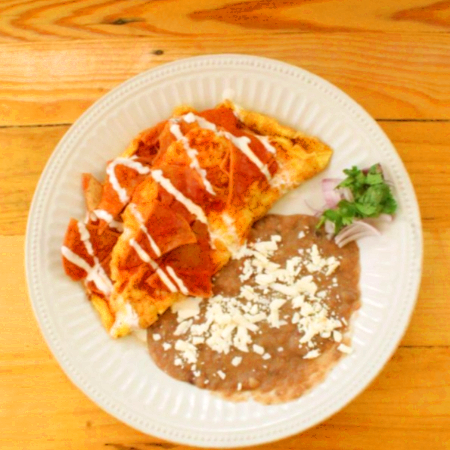 Omelette de Chilaquiles