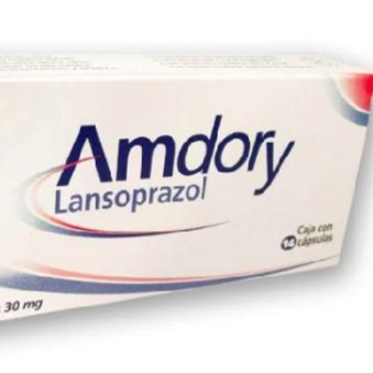 Amdory (Lansoprazol) 30 Mg Caja con 14 Cápsulas