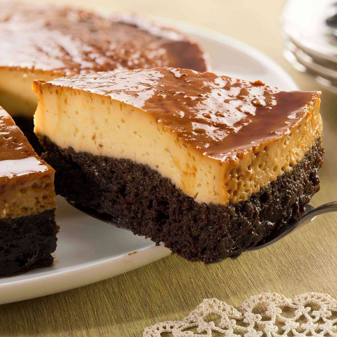 Rebanada de Chocoflan
