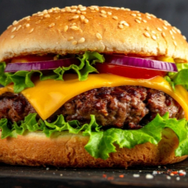Hamburguesa de Carne en Combo