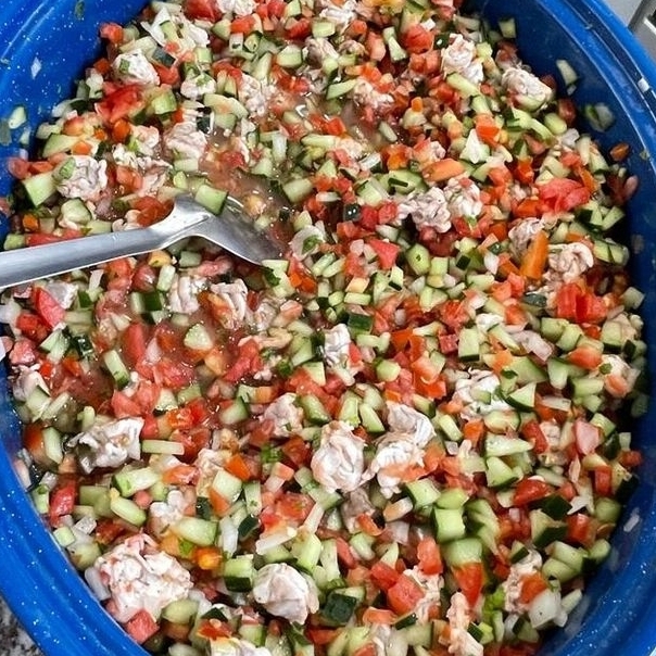 TOSTADA DE CEVICHE DE PESCADO