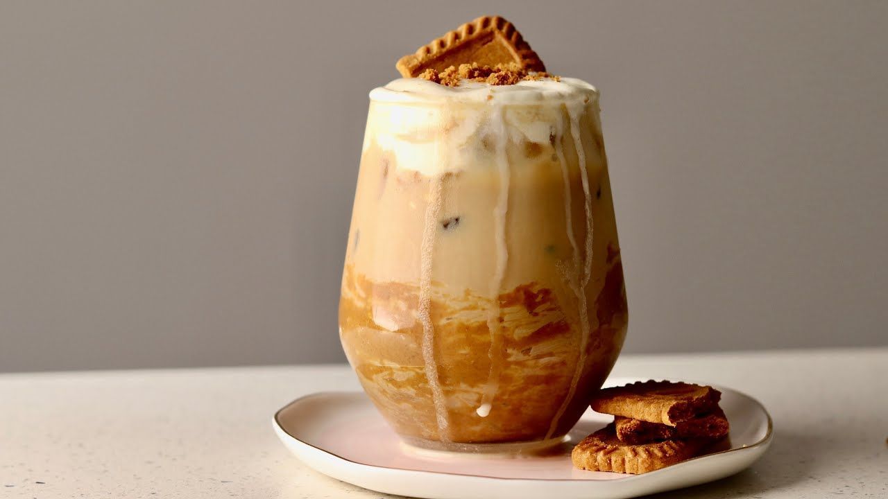 Biscoff Iced Latte