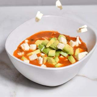 SOPA DE FIDEO SIN GLUTEN CON POLLO