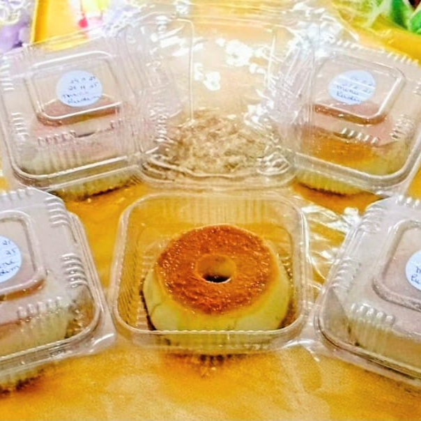 Pudim cremoso de forno leite condensado.