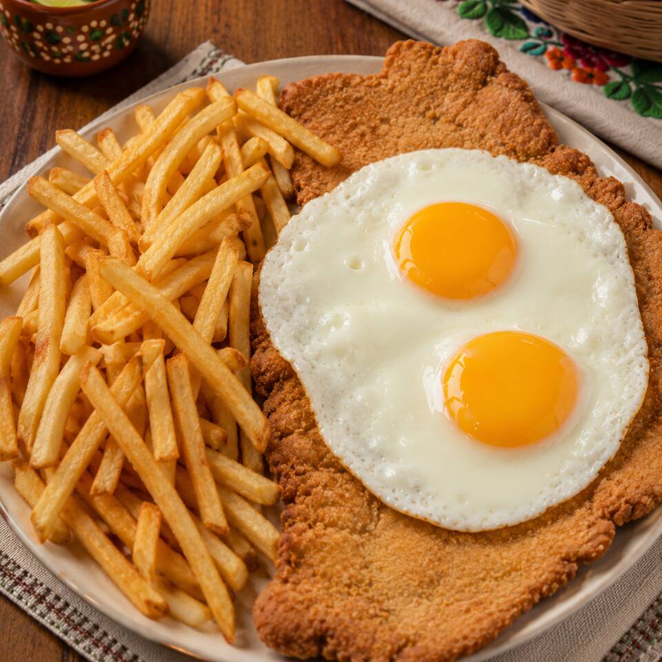 Milanesa a Caballo