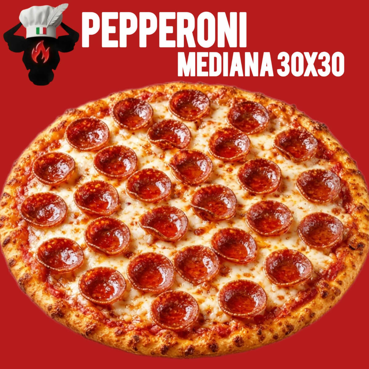 PIZZA MEDIANA PEPPERONI 30 CM