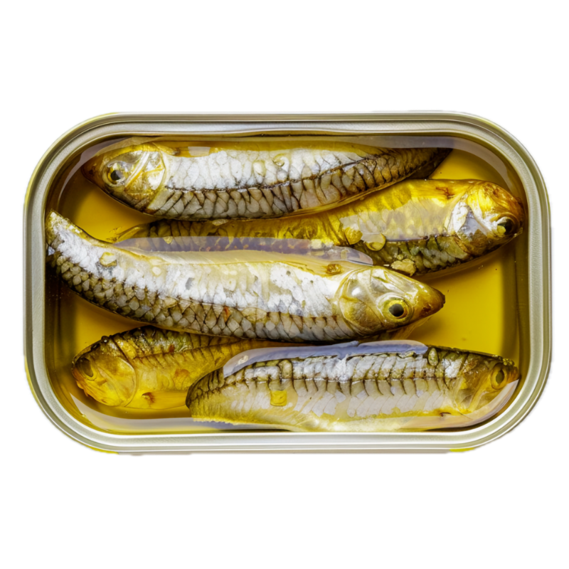 Lata de sardinha em conserva