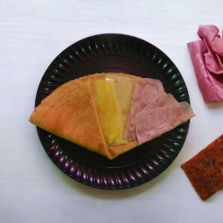 Crepa Jamón y Queso Manchego