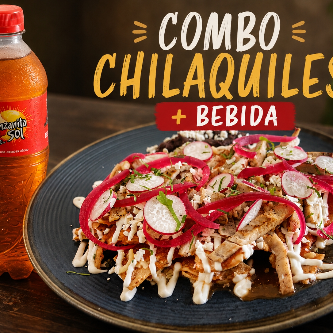 Chilaquiles + bebida