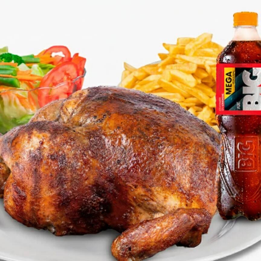 1 Pollo a la Brasa + 1 Big Kola 1 Litro