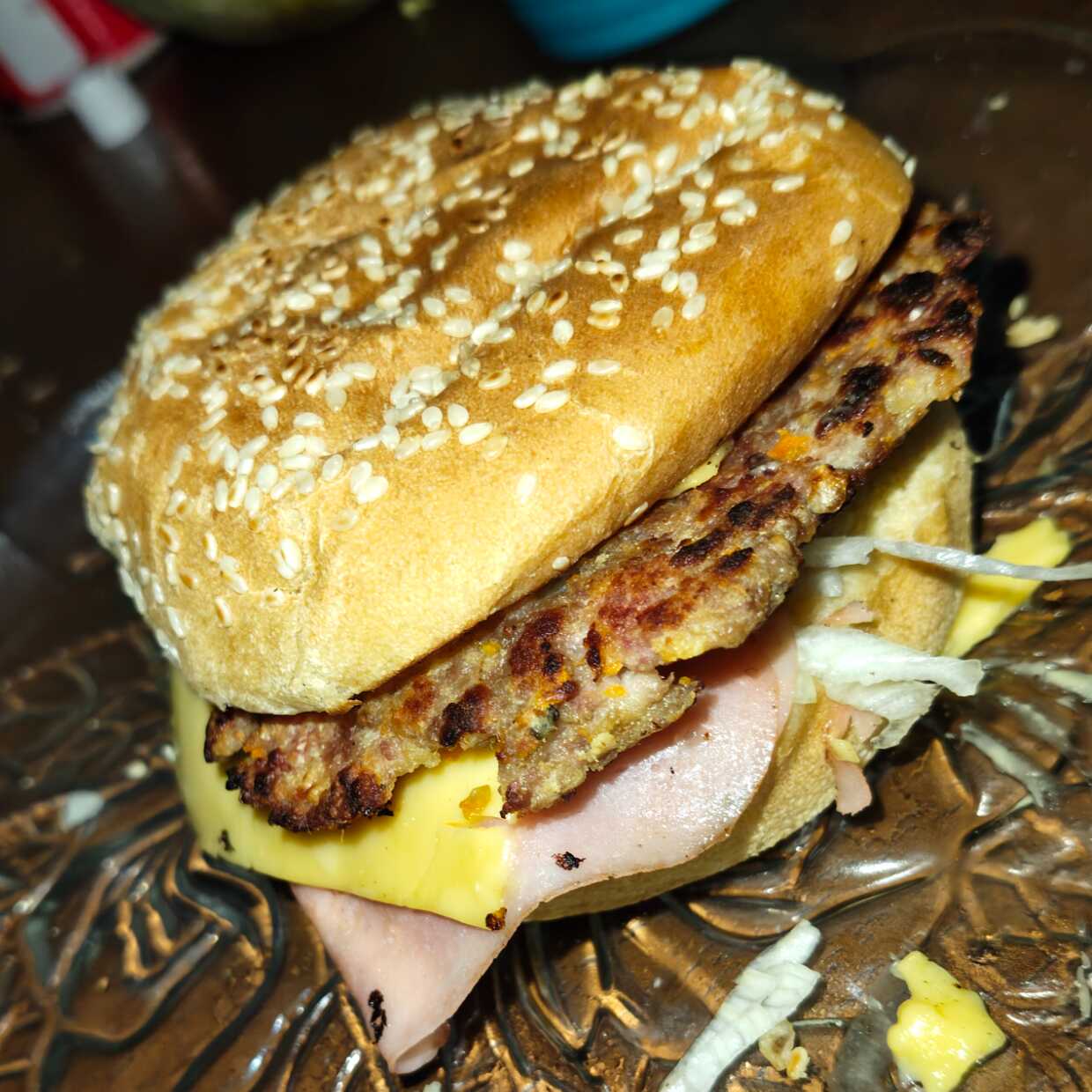 Hamburguesa Feliz