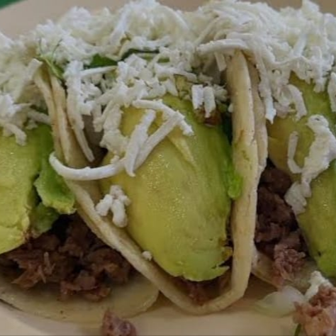 Tacos de Bisteck Natural de Maiz