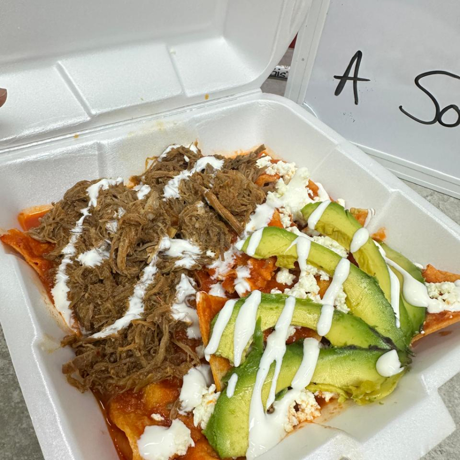Chilaquiles con Birria