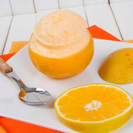 Cáscara Helado Naranja