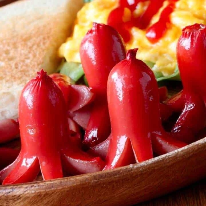 Salchipulpos parrilleros preparados