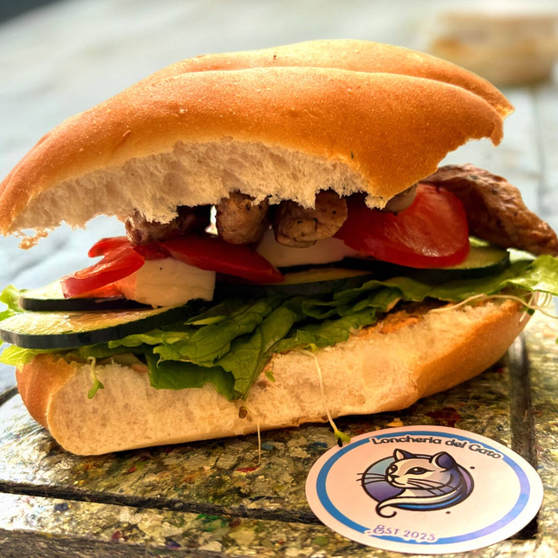 Torta de Arrachera Marinada