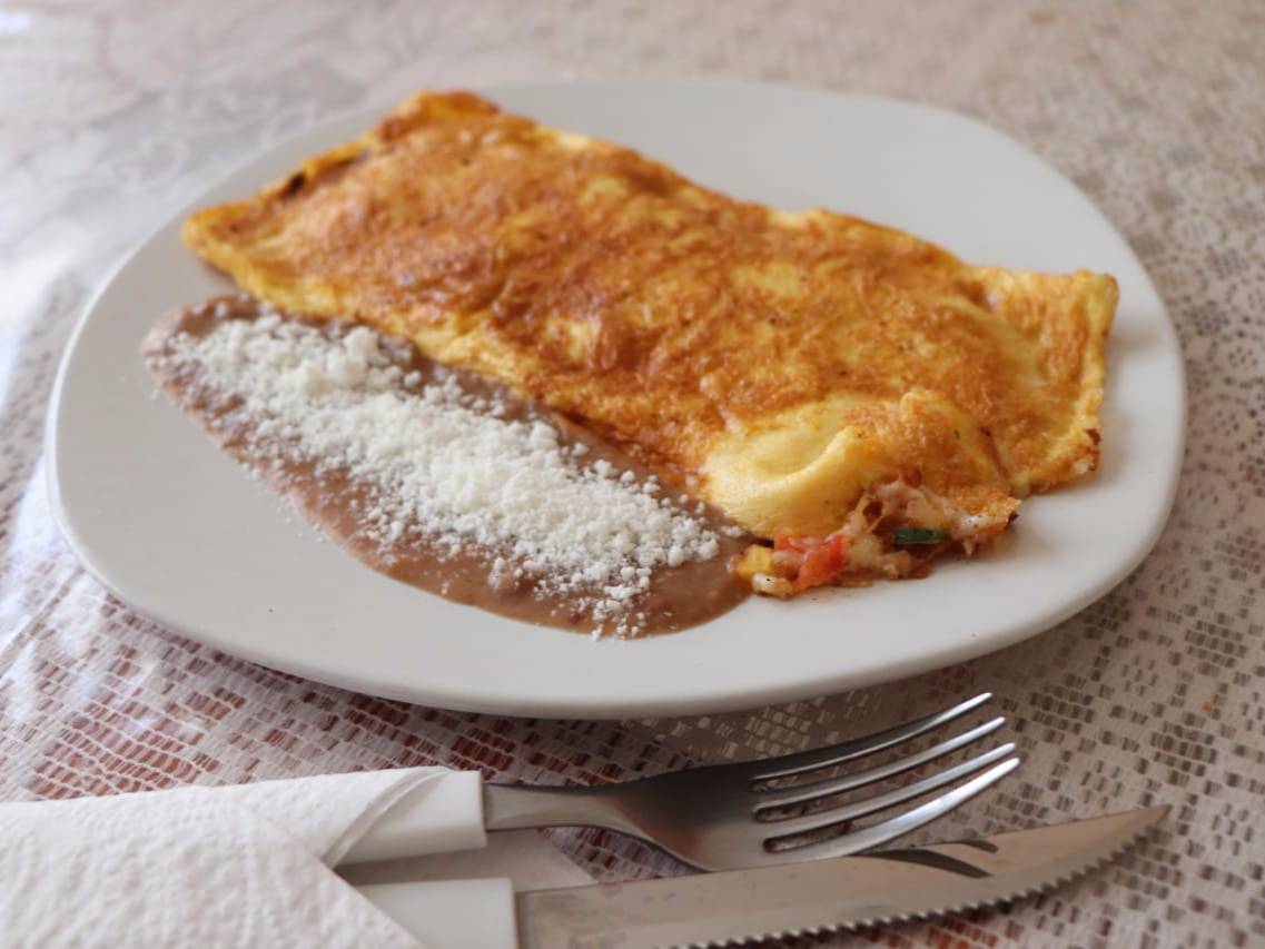 Omelette mexicano