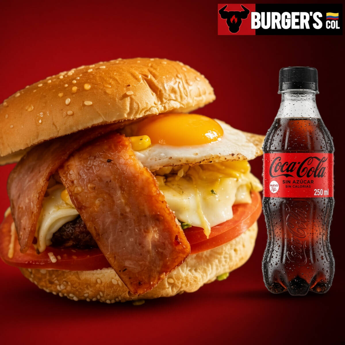 COMBO🍔 BURGER HOUSE + GASEOSA