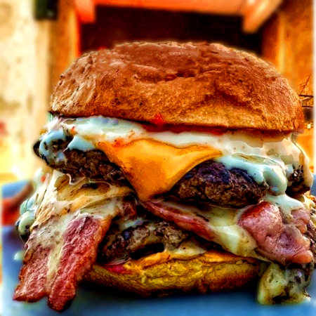 Hamburguesa Doble Queso - Doble Res