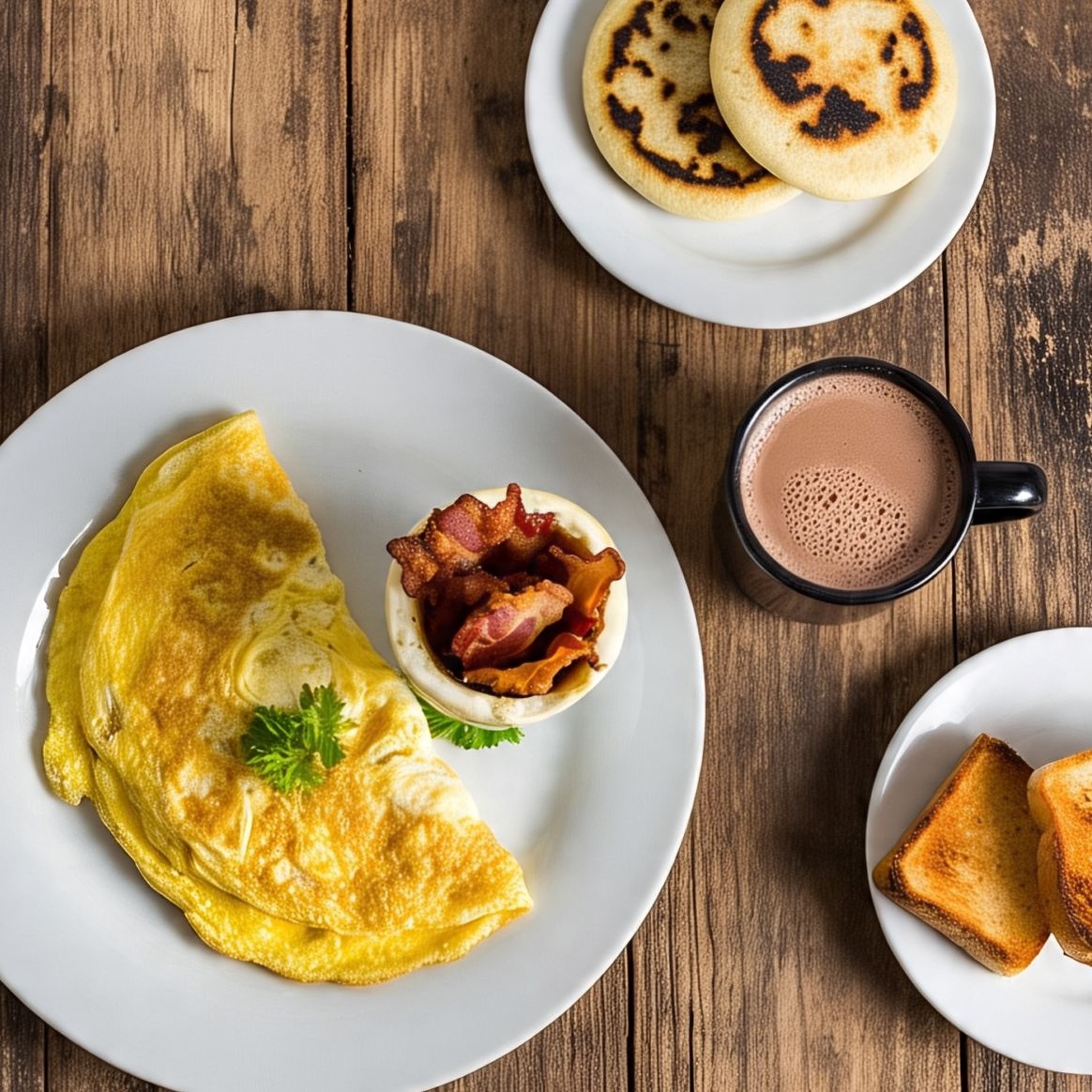 Combo Omelette Tocineta Personal