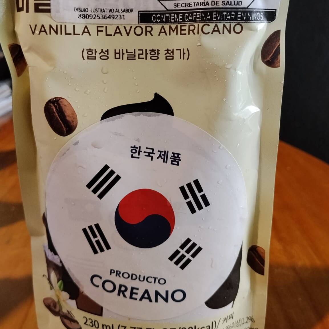 bebida de cafe sabor vainilla