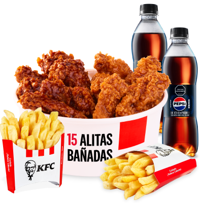 Combo Alitas Bañadas X 15