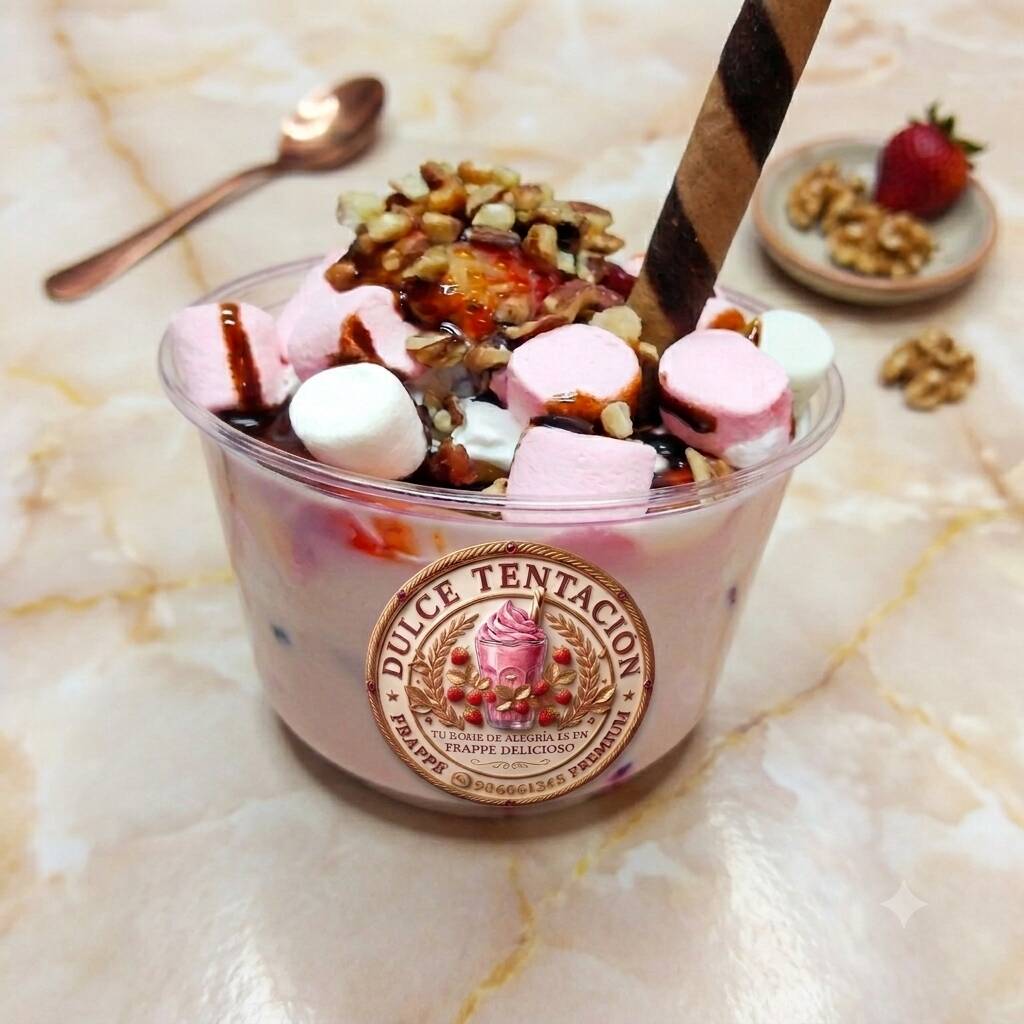 Fresas con Crema Chico 8 oz