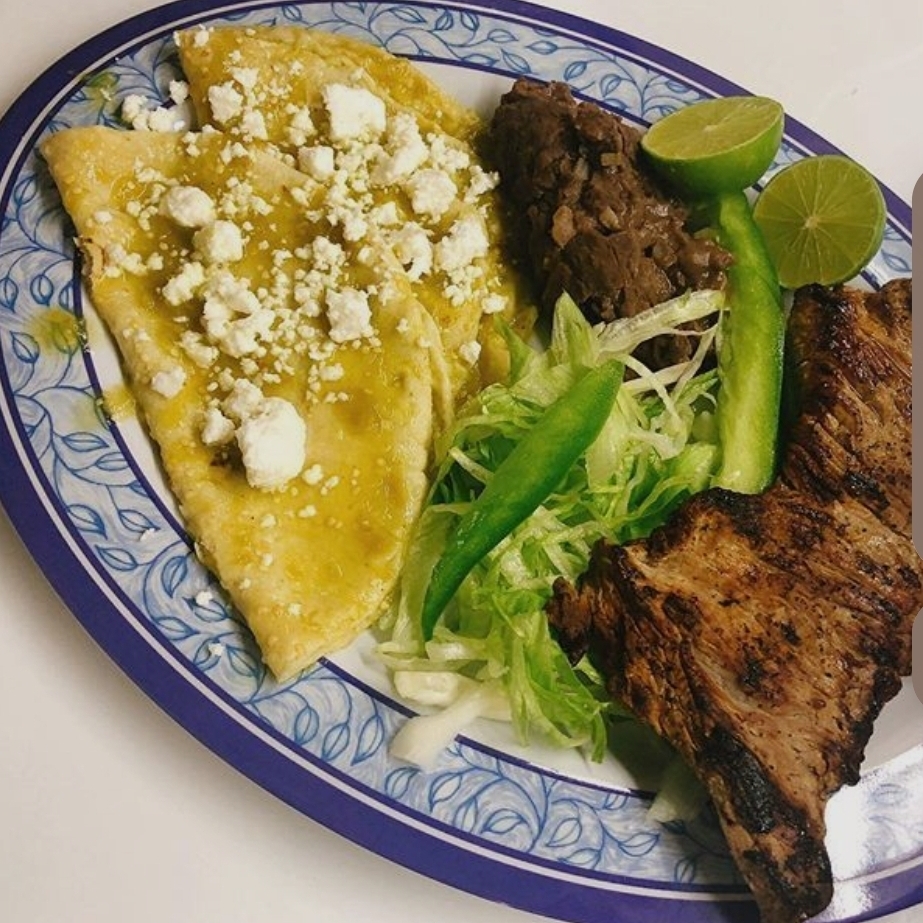 Enchiladas con Bistec